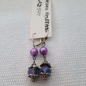 Lavender earrings